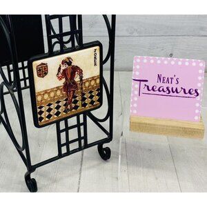 Cypress 2004 JOKER Heavy Metal Countertop 5 Bottle Wire Wine Rack Storage NEW